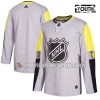 2018 NHL All-Star Metro Division Blank Adidas Grau Trikot Authentic - Kinder